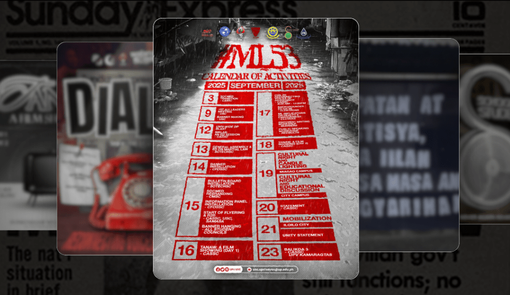 LIST | #ML53: UP Visayas gears up for the 53rd commemoration of Martial&nbsp;Law